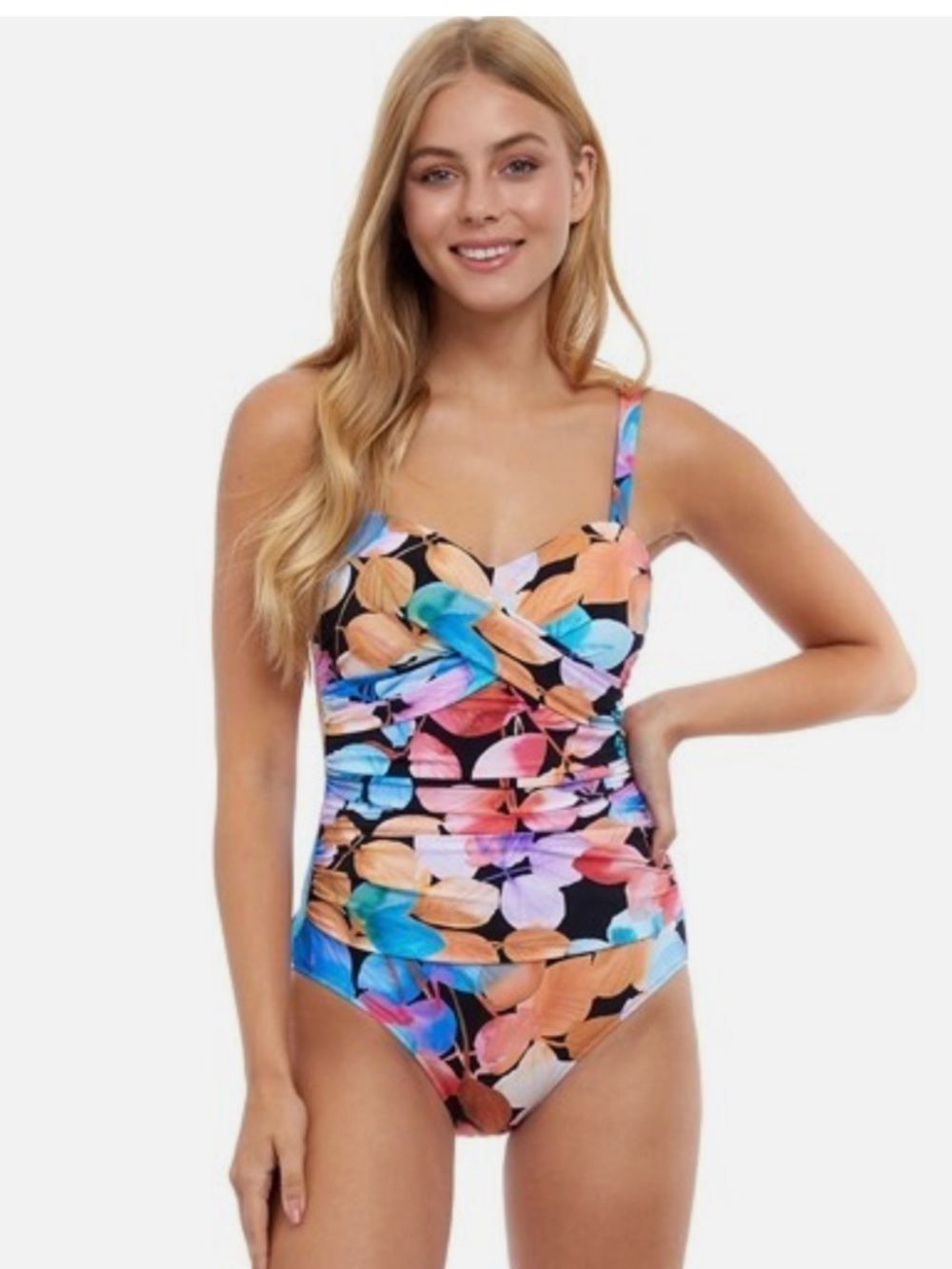 Profile by Gottex Women's Color Rush D Cup One-Piece Swimsuit